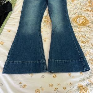low rise y2k flare jeans